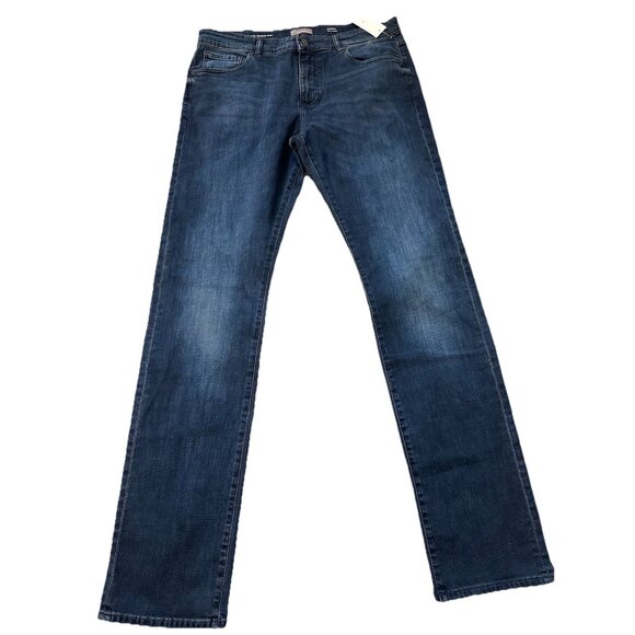 DL1961 Jeans Russell Slim Straight Cotton Polyester Elastane Men's 36 x 36 NWT - Picture 1 of 7